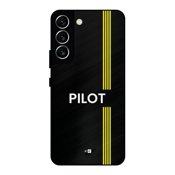 Pilot Stripes Metal Back Case for Galaxy S22 5G