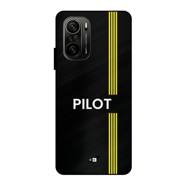 Pilot Stripes Metal Back Case for Mi 11X Pro