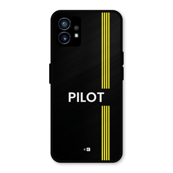 Pilot Stripes Metal Back Case for Nothing Phone 1