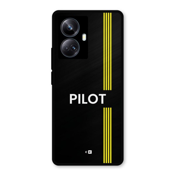 Pilot Stripes Metal Back Case for Realme 10 Pro Plus