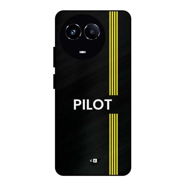 Pilot Stripes Metal Back Case for Realme 11 5G