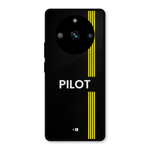 Pilot Stripes Metal Back Case for Realme 11 Pro