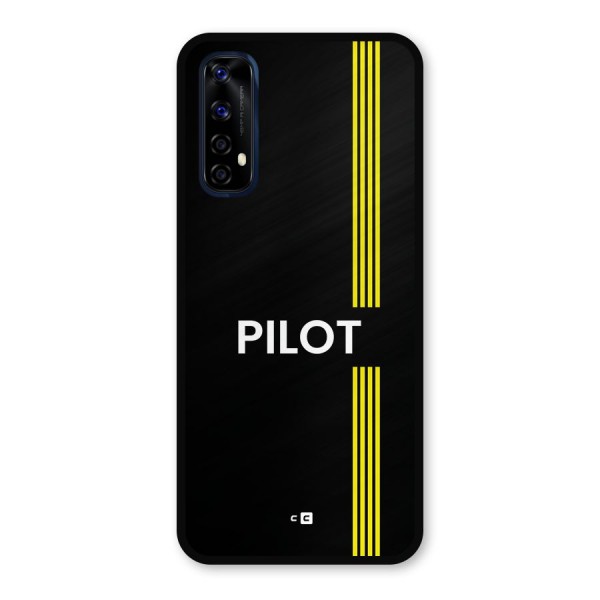 Pilot Stripes Metal Back Case for Realme 7