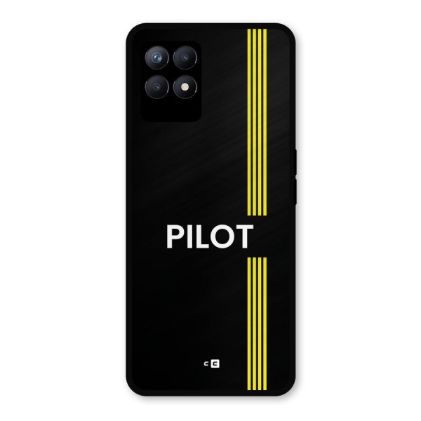 Pilot Stripes Metal Back Case for Realme 8i