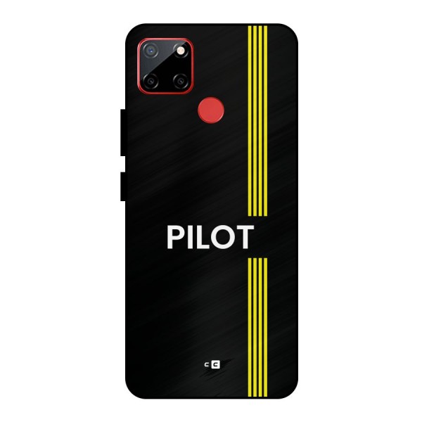 Pilot Stripes Metal Back Case for Realme C12