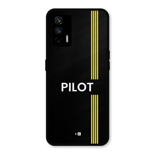 Pilot Stripes Metal Back Case for Realme GT 5G