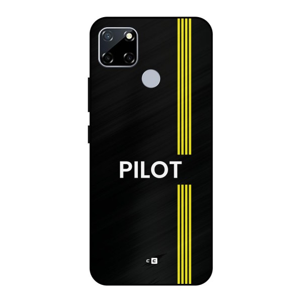 Pilot Stripes Metal Back Case for Realme Narzo 20