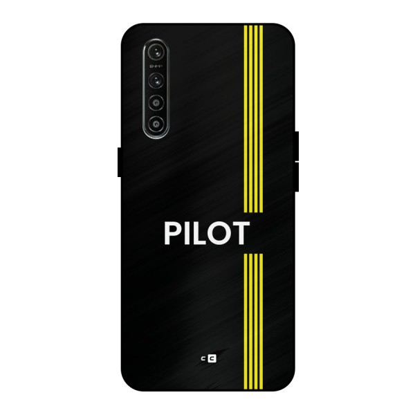 Pilot Stripes Metal Back Case for Realme XT