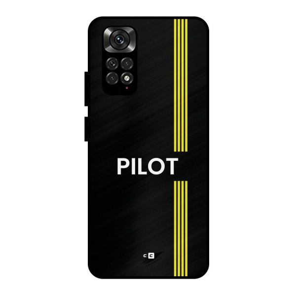 Pilot Stripes Metal Back Case for Redmi Note 11 Pro