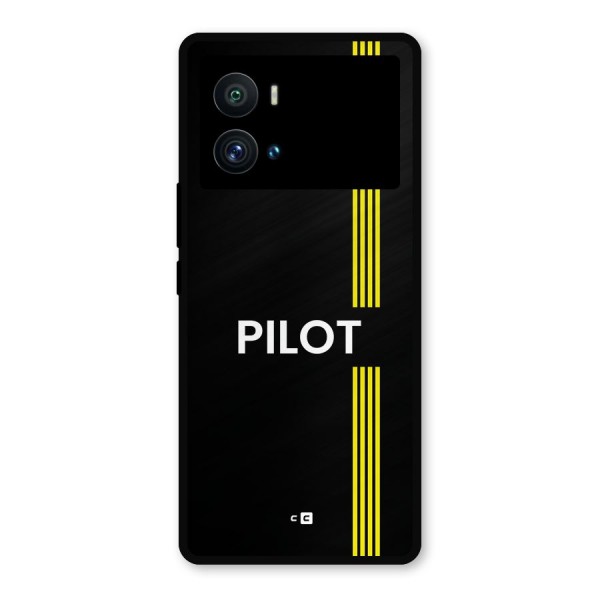 Pilot Stripes Metal Back Case for iQOO 9 Pro