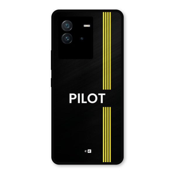 Pilot Stripes Metal Back Case for iQOO Neo 6 5G