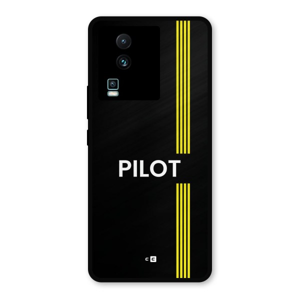 Pilot Stripes Metal Back Case for iQOO Neo 7 Pro