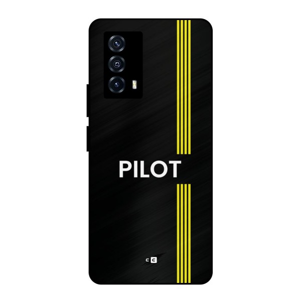 Pilot Stripes Metal Back Case for iQOO Z5