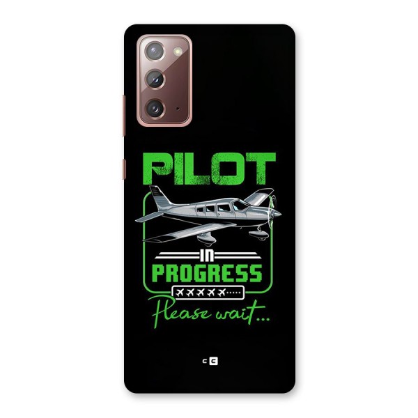 Pilot in Progress Back Case for Galaxy Note 20