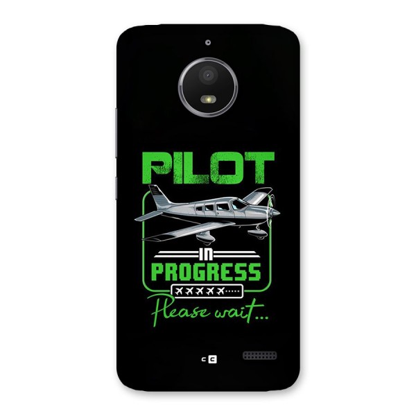 Pilot in Progress Back Case for Moto E4