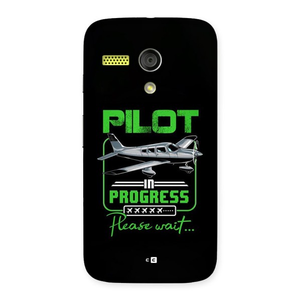 Pilot in Progress Back Case for Moto G