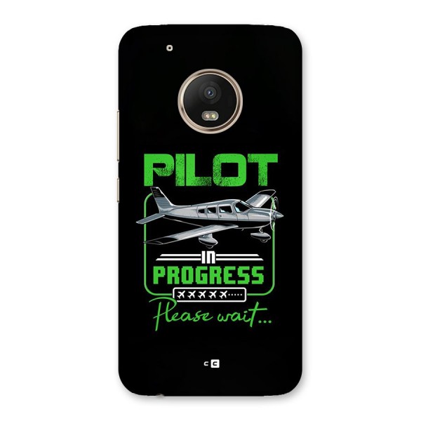 Pilot in Progress Back Case for Moto G5 Plus