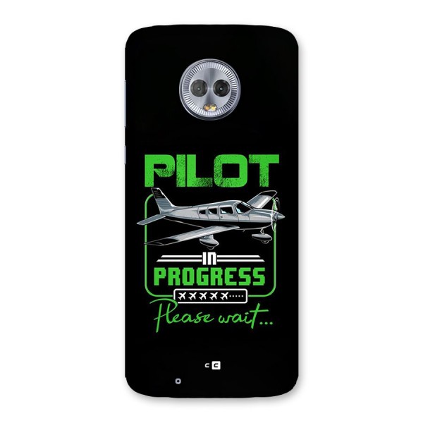 Pilot in Progress Back Case for Moto G6