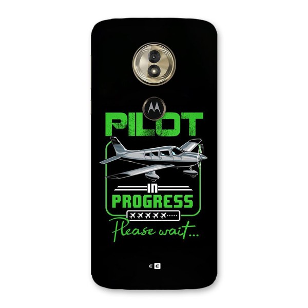 Pilot in Progress Back Case for Moto G6 Play