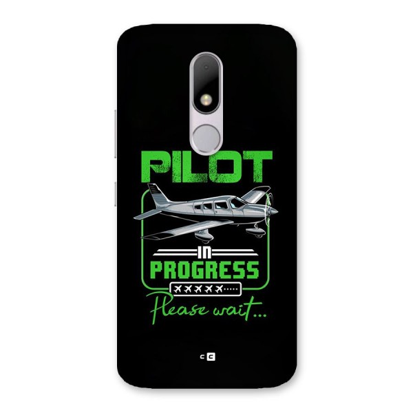 Pilot in Progress Back Case for Moto M