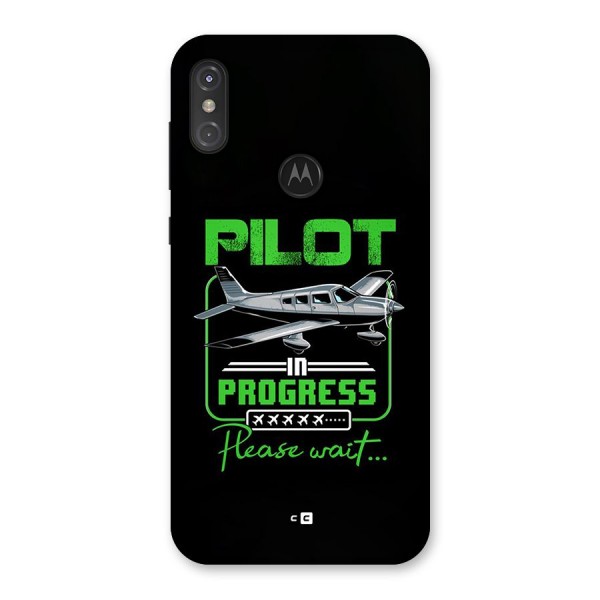 Pilot in Progress Back Case for Motorola One Power