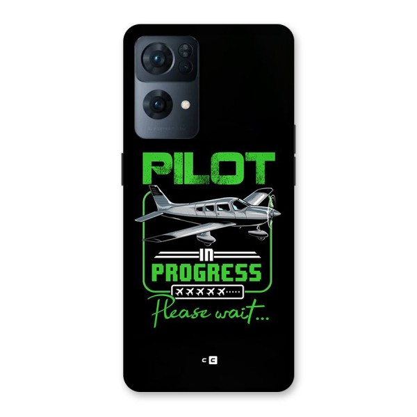 Pilot in Progress Back Case for Oppo Reno7 Pro 5G