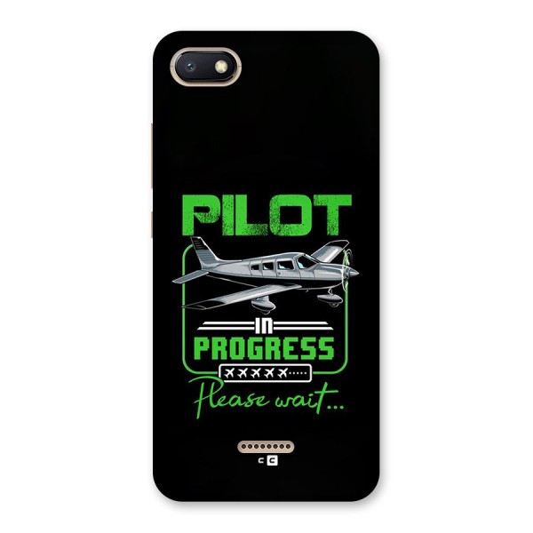 Pilot in Progress Back Case for Redmi 6A