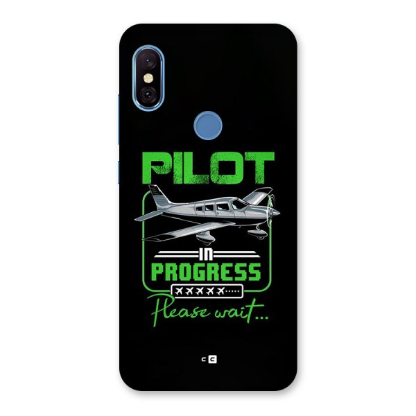 Pilot in Progress Back Case for Redmi Note 6 Pro