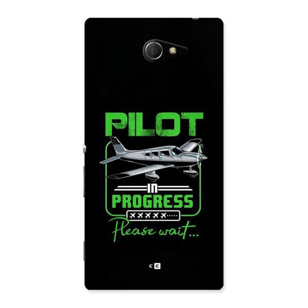 Pilot in Progress Back Case for Xperia M2