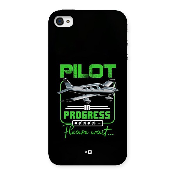 Pilot in Progress Back Case for iPhone 4 4s