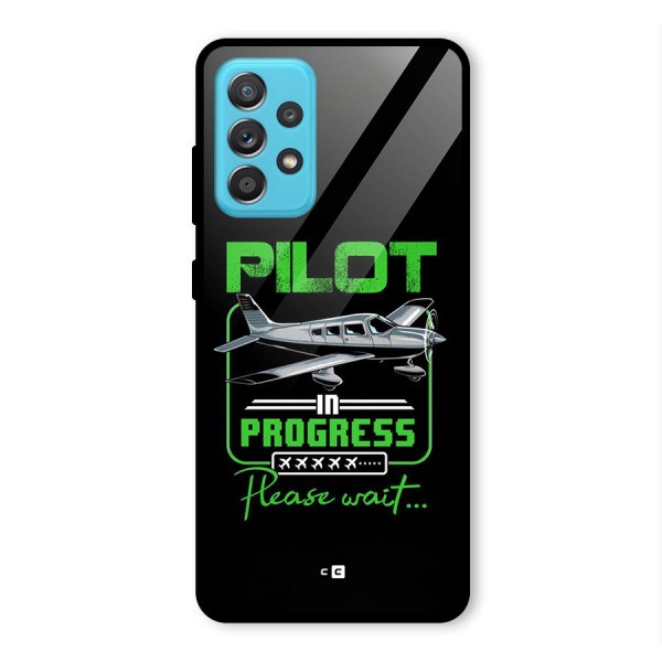 Pilot in Progress Glass Back Case for Galaxy A52s 5G