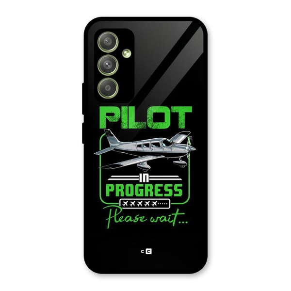 Pilot in Progress Glass Back Case for Galaxy A54