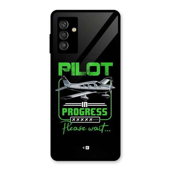 Pilot in Progress Glass Back Case for Galaxy M13