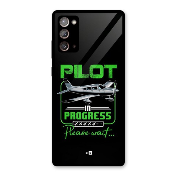 Pilot in Progress Glass Back Case for Galaxy Note 20