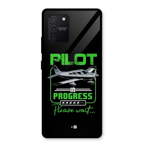 Pilot in Progress Glass Back Case for Galaxy S10 Lite