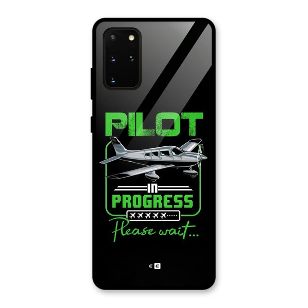 Pilot in Progress Glass Back Case for Galaxy S20 Plus