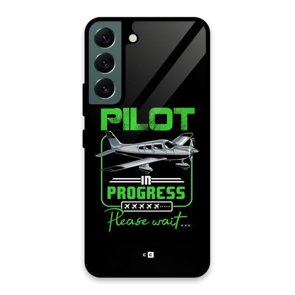 Pilot in Progress Glass Back Case for Galaxy S22 5G