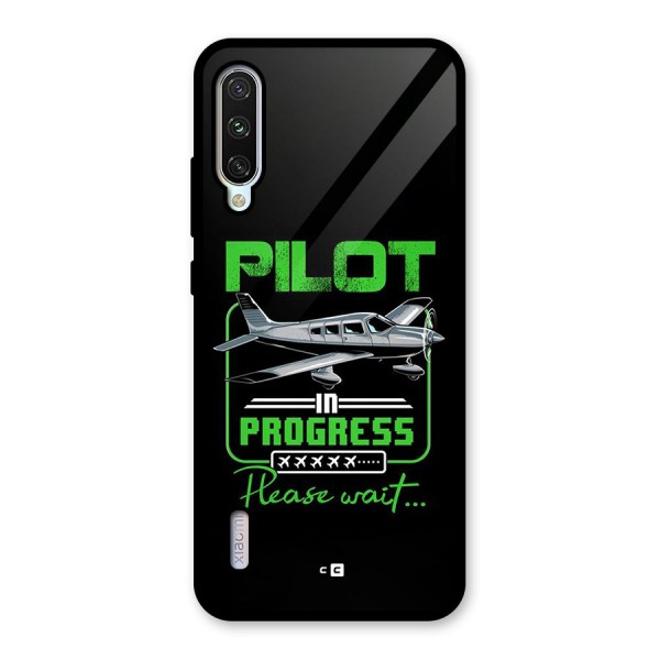 Pilot in Progress Glass Back Case for Mi A3