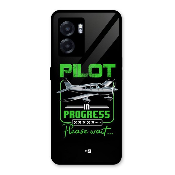 Pilot in Progress Glass Back Case for Oppo K10 (5G)