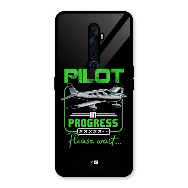 Pilot in Progress Glass Back Case for Oppo Reno2 Z