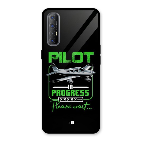 Pilot in Progress Glass Back Case for Oppo Reno3 Pro