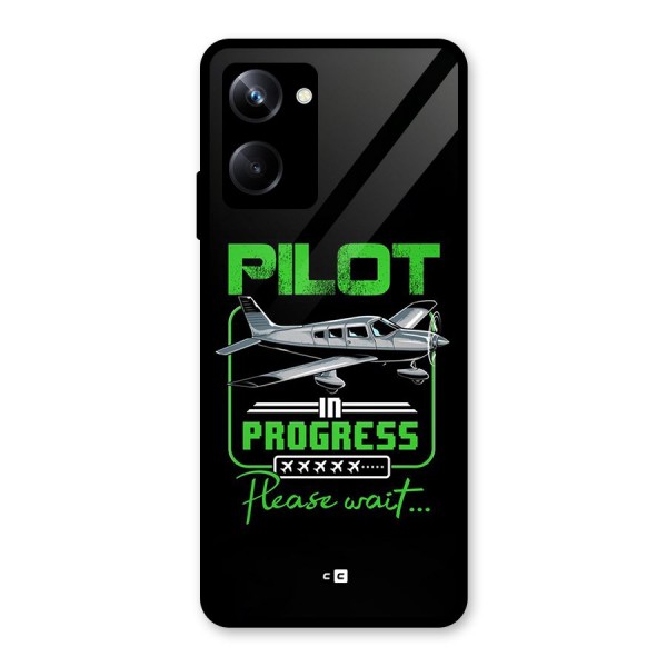 Pilot in Progress Glass Back Case for Realme 10 Pro