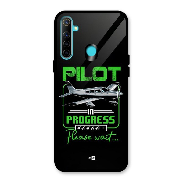 Pilot in Progress Glass Back Case for Realme 5