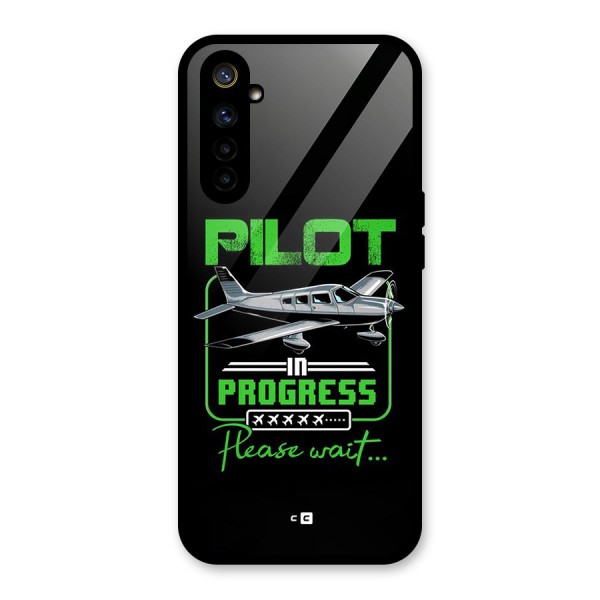 Pilot in Progress Glass Back Case for Realme 6