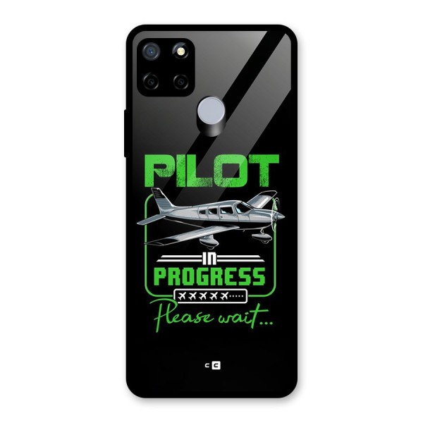 Pilot in Progress Glass Back Case for Realme C15