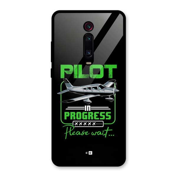 Pilot in Progress Glass Back Case for Redmi K20 Pro