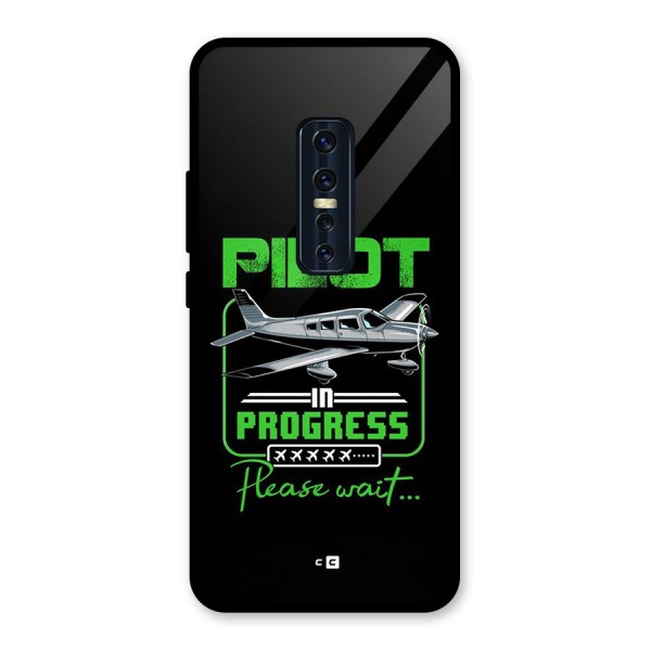 Pilot in Progress Glass Back Case for Vivo V17 Pro