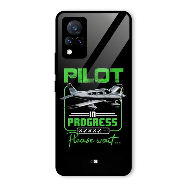 Pilot in Progress Glass Back Case for Vivo V21 5G