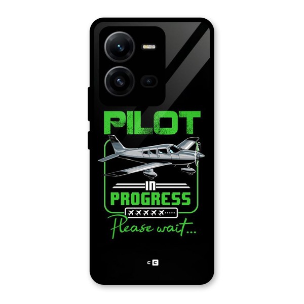 Pilot in Progress Glass Back Case for Vivo V25