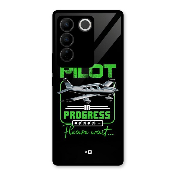 Pilot in Progress Glass Back Case for Vivo V27